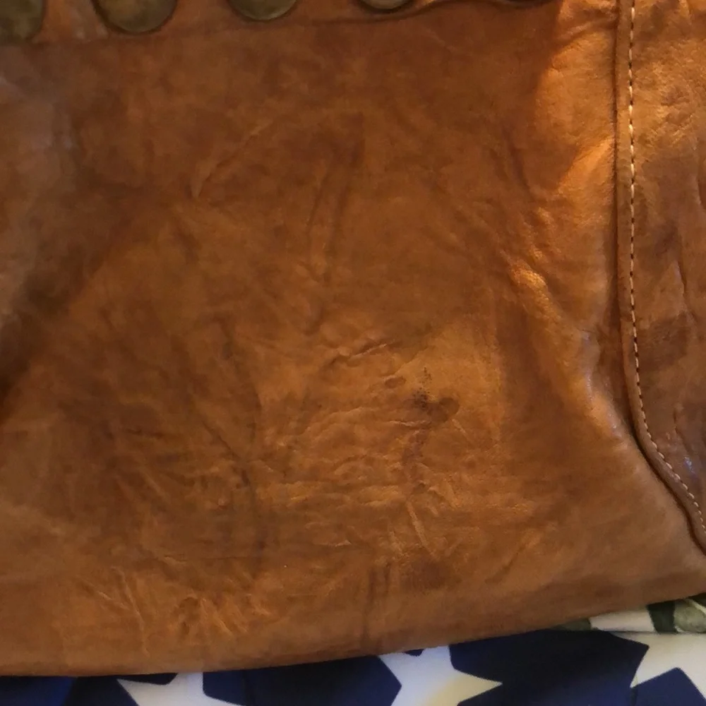 90’s Viva Bags of California leather handbag 14.5”x9” handle to top of bag 7”